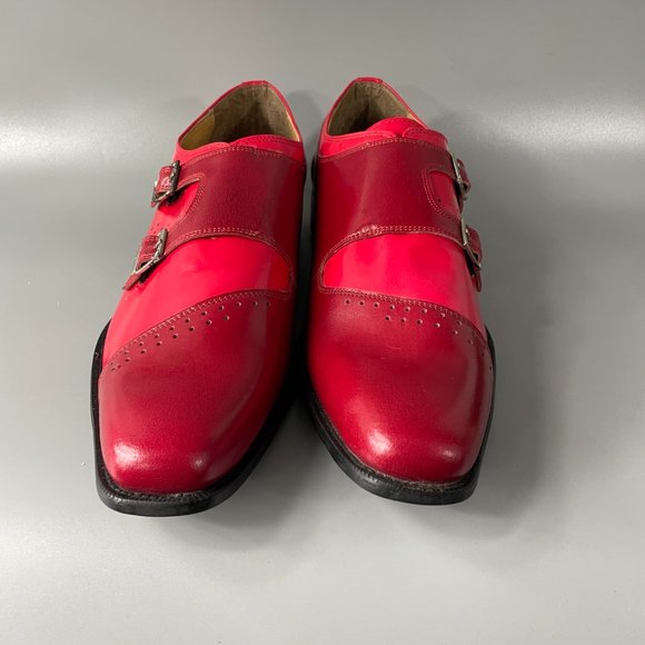 Giorgio Brutini Red Leather Derby Shoes, Size 12 M main image 16
